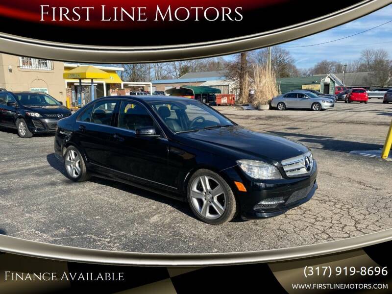 2011 Mercedes-Benz C-Class for sale at First Line Motors in Brownsburg IN