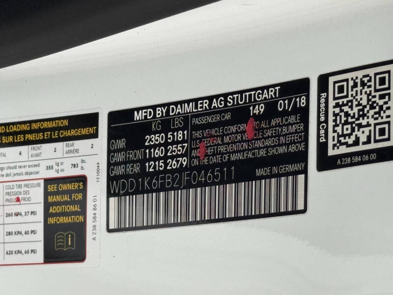 2018 Mercedes-Benz E-Class E 400