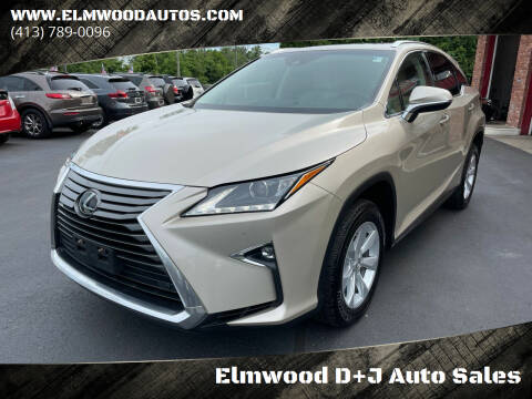 2017 Lexus RX 350 for sale at Elmwood D+J Auto Sales in Agawam MA