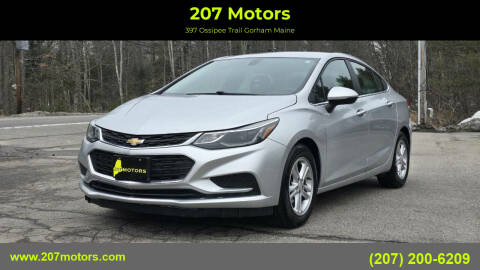 2017 Chevrolet Cruze for sale at 207 Motors in Gorham ME