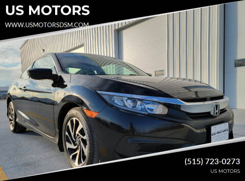 2016 Honda Civic for sale at US MOTORS in Des Moines IA
