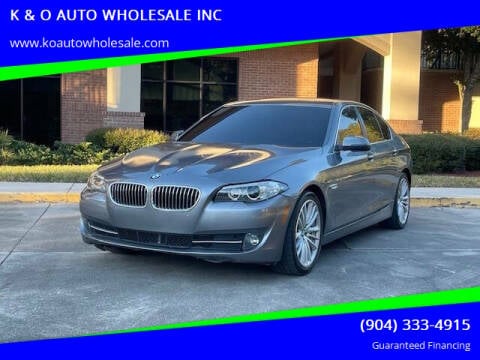 2014 BMW 5 Series for sale at K & O AUTO WHOLESALE INC in Jacksonville FL