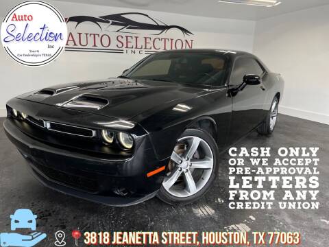 2017 Dodge Challenger for sale at Auto Selection Inc. in Houston TX
