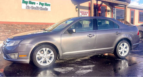 2012 Ford Fusion for sale at Creekside Auto Sales in Pocatello ID