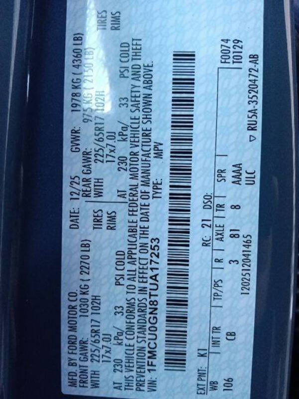 2026 Ford Escape Active
