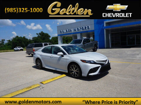 2022 Toyota Camry for sale at GOLDEN MOTORS in Cut Off LA