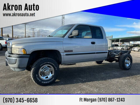 1999 Dodge Ram Pickup 2500 for sale at Akron Auto in Akron CO