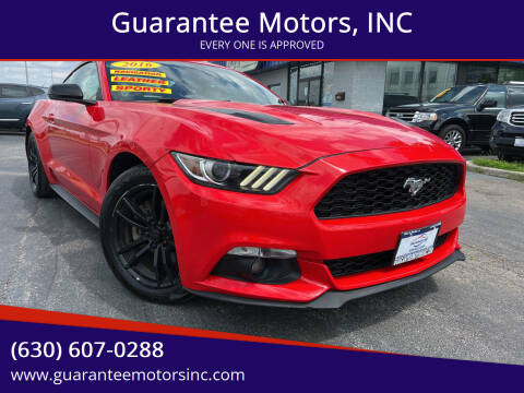 2017 Ford Mustang for sale at Guarantee Motors,  INC in Villa Park IL
