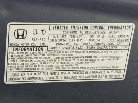 2016 Honda Pilot EX-L w/RES