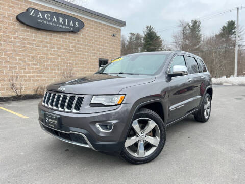 2015 Jeep Grand Cherokee for sale at Zacarias Auto Sales Inc in Leominster MA