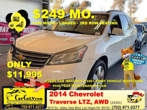 2014 Chevrolet Traverse for sale at The Car Company - 249 monthly payments in Las Vegas NV