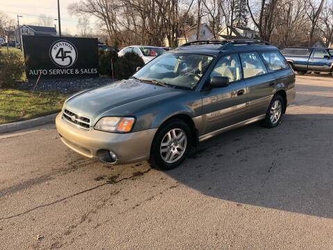 2001 Subaru Outback for sale at Station 45 AUTO REPAIR AND AUTO SALES in Allendale MI
