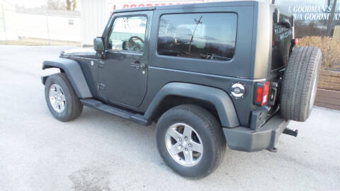 2010 Jeep Wrangler for sale at Goodman Auto Sales in Lima OH