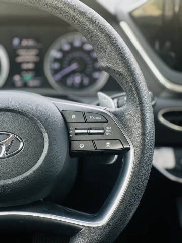 2021 Hyundai Sonata Hybrid Blue