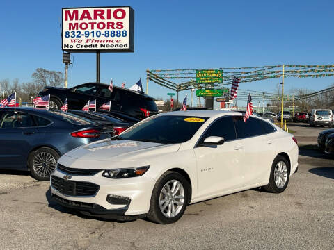 2016 Chevrolet Malibu for sale at Mario Motors in South Houston TX