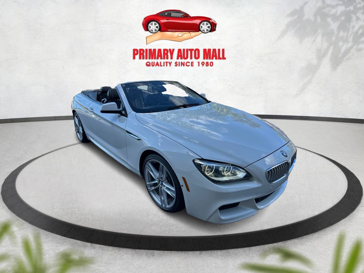 2013 BMW 6 Series for sale at Primary Auto Mall in Fort Myers, FL