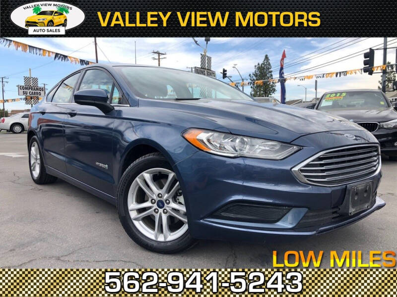 2018 Ford Fusion Hybrid SE