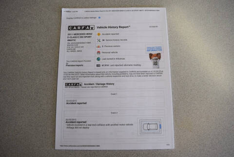 2011 Mercedes-Benz E-Class E 350 Sport 4MATIC