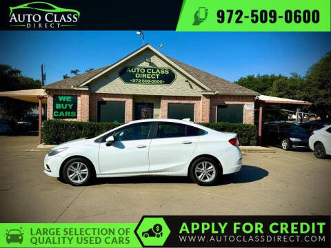 2016 Chevrolet Cruze for sale at Auto Class Direct in Plano TX