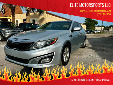 2015 Kia Optima for sale at Elite Motorsports LLC in Saint Petersburg FL