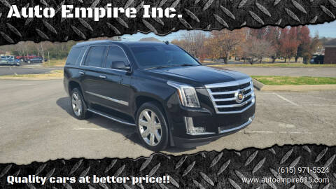 2015 Cadillac Escalade for sale at Auto Empire Inc. in Murfreesboro TN