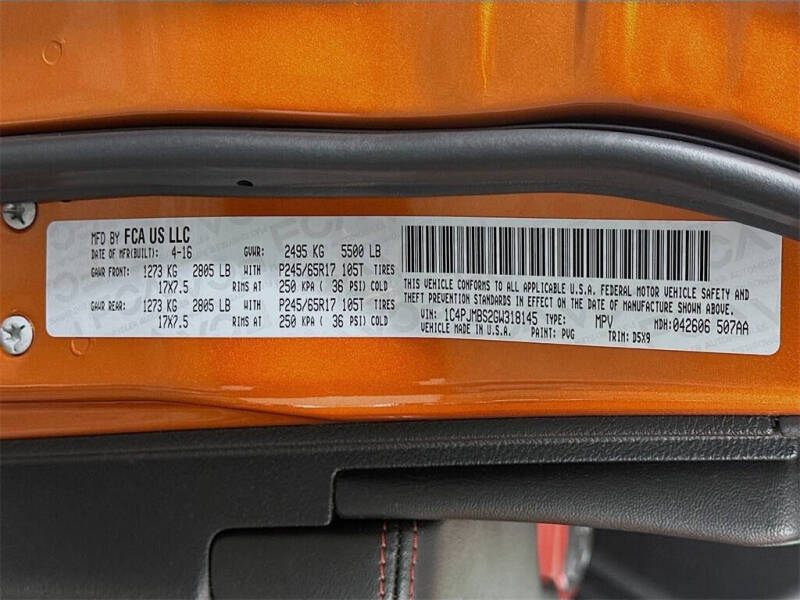 2016 Jeep Cherokee Trailhawk