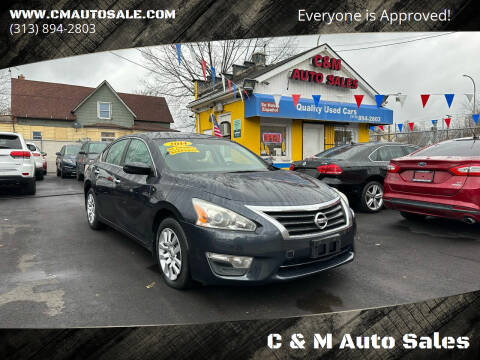 2014 Nissan Altima for sale at C & M Auto Sales in Detroit MI