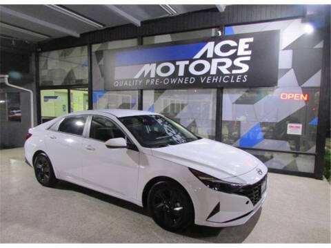 2021 Hyundai Elantra Hybrid Blue