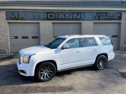 2018 GMC Yukon for sale at Mastroianni Auto Sales in Palmer MA