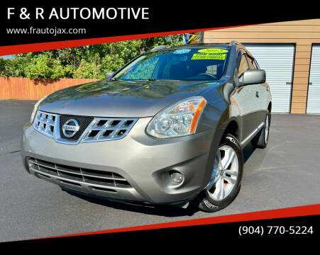 2012 Nissan Rogue for sale at F & R AUTOMOTIVE in Jacksonville FL