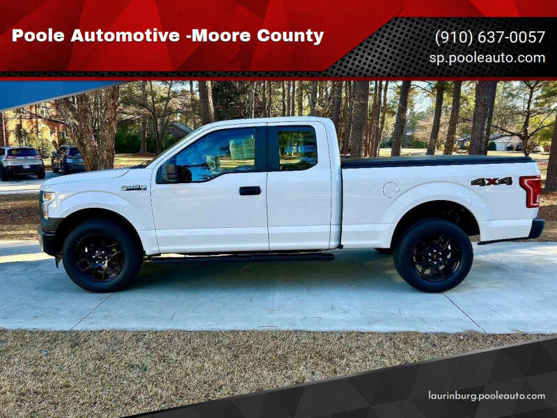 2017 Ford F-150 for sale at Poole Automotive in Laurinburg NC