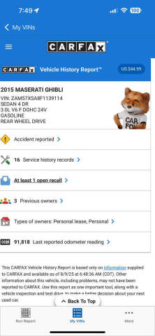 2015 Maserati Ghibli