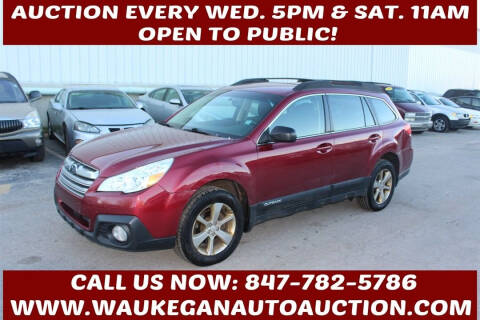 2014 Subaru Outback for sale at Waukegan Auto Auction in Waukegan IL