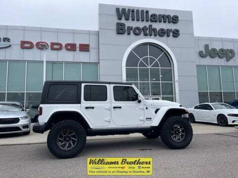 2021 Jeep Wrangler Unlimited for sale at Williams Brothers Pre-Owned Clinton in Clinton MI