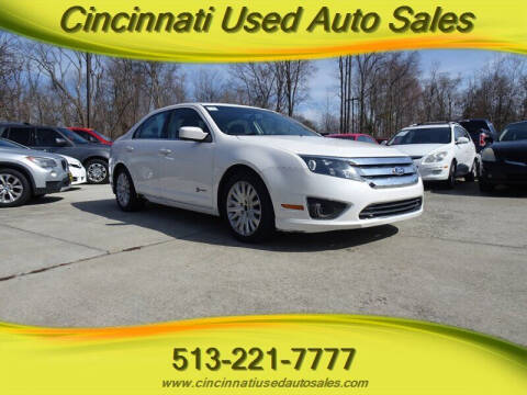 2010 Ford Fusion Hybrid for sale at Cincinnati Used Auto Sales in Cincinnati OH