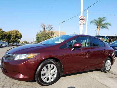 2012 Honda Civic for sale at Olympic Motors in Los Angeles CA