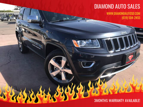 2014 Jeep Grand Cherokee for sale at DIAMOND AUTO SALES in El Cajon CA