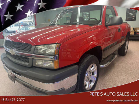 2004 Chevrolet Silverado 1500 for sale at PETE'S AUTO SALES LLC - Middletown in Middletown OH