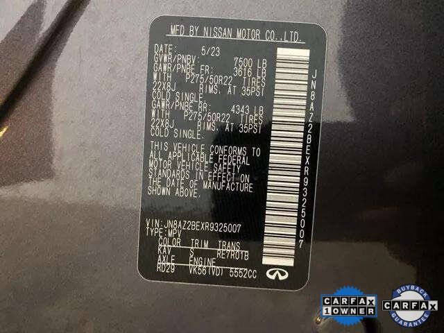 2024 Infiniti QX80 Sensory