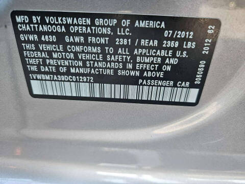 2013 Volkswagen Passat