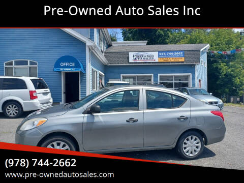 2012 Nissan Versa for sale at Pre-Owned Auto Sales Inc in Salem MA