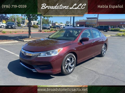 2016 Honda Accord for sale at Broadstone LLC in Sacramento CA