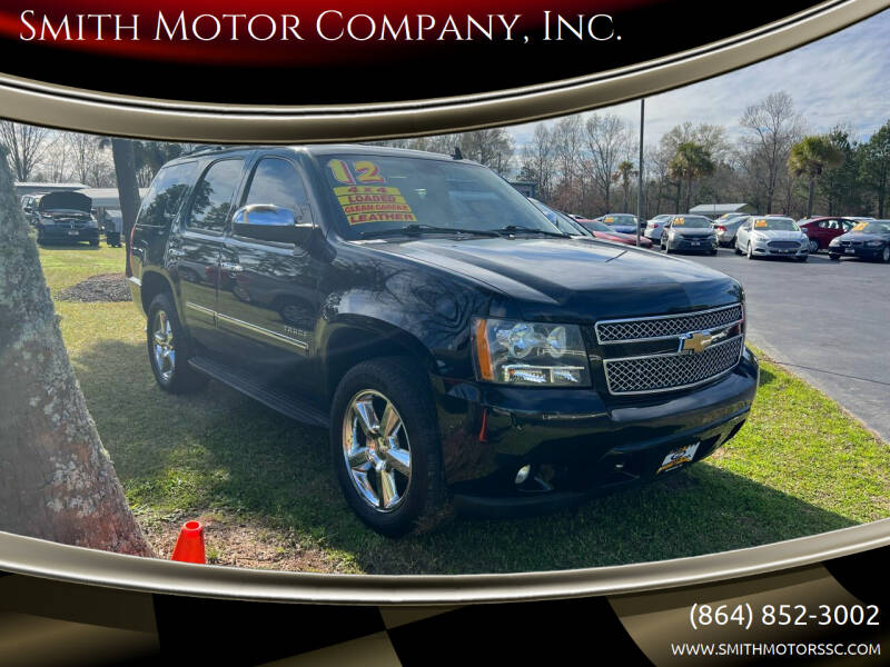 2012 Chevrolet Tahoe for sale at Smith Motor Company, Inc. in Mc Cormick SC