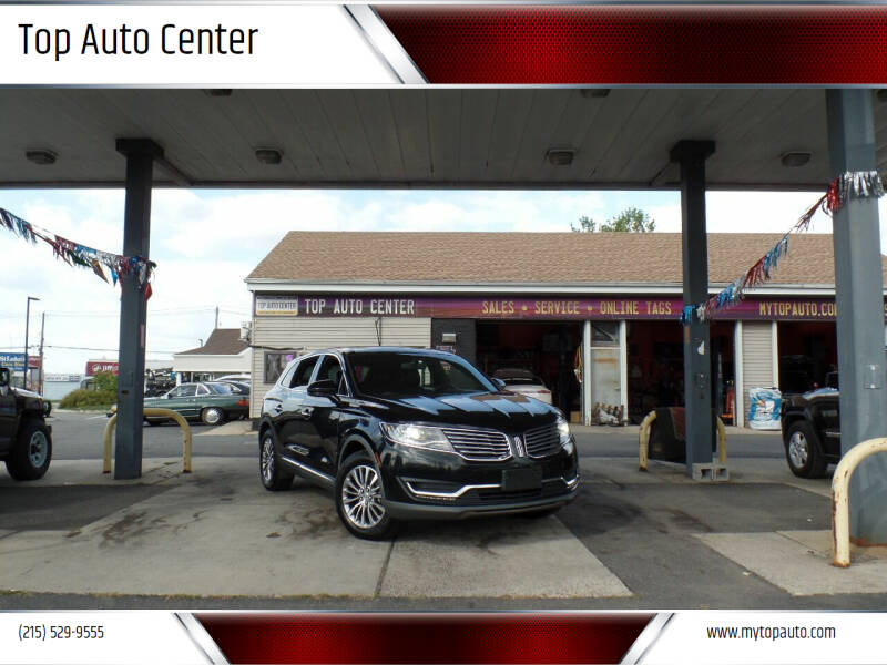 2016 Lincoln MKX for sale at Top Auto Center in Quakertown PA