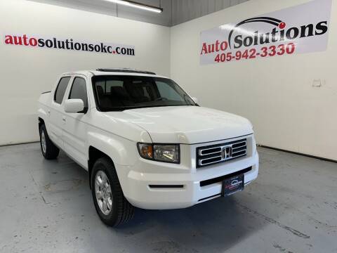 2007 Honda Ridgeline for sale at Auto Solutions in Warr Acres OK