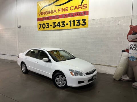 2006 Honda Accord for sale at Virginia Fine Cars in Chantilly VA