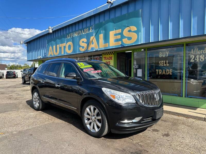 2015 Buick Enclave for sale at Affordable Auto Sales of Michigan in Pontiac MI