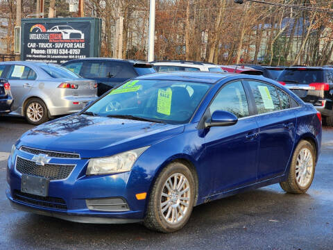 2013 Chevrolet Cruze for sale at United Auto Sales & Service Inc in Leominster MA
