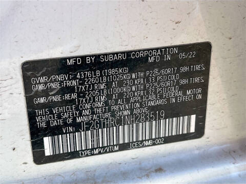 2022 Subaru Crosstrek Sport