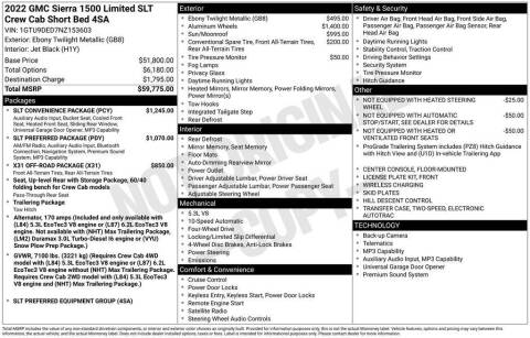 2022 GMC Sierra 1500 Limited